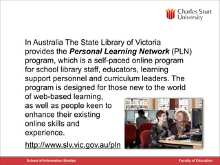 School of Information Studies Faculty of Education
In 2013 The State Library of NSW launched the
English version of 23 Mob...