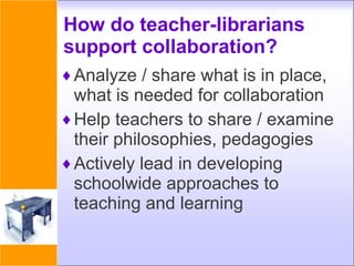 Collaboration and support: The role of the principal | PPT