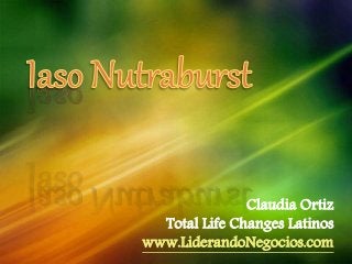 Claudia Ortiz
Total Life Changes Latinos
www.LiderandoNegocios.com
 