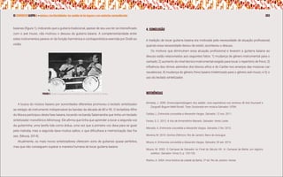 XI CONGRESO IASPMAL • música y territorialidades: los sonidos de los lugares y sus contextos socioculturales 393
baianas (figura 1), indicando que a guitarra tradicional, apesar de seu uso ter se intensificado
com o axé music, não motivou o desuso da guitarra baiana. A complementaridade entre
estes instrumentos parece vir da função harmônica e contrapontística exercida por Dodô ao
violão.
FIGURA 1. Dodô à esquerda, Armandinho ao centro, e Osmar à direita.
A busca do músico baiano por sonoridades diferentes promoveu o teclado sintetizador
ao estágio de instrumento indispensável às bandas da década de 80 e 90. O tecladista Alfre-
do Moura participou desta fase baiana, tocando na banda Salamandra que tinha um teclado
sintetizador monofônico Minimoog. Ele afirma que tinha que aprender a tocar a segunda voz
da guitarrinha: uma tarefa tida como árdua, uma vez que a primeira voz dava para se guiar
pela melodia, mas a segunda dava muitos saltos, o que dificultava a memorização das fra-
ses. (Moura, 2014).
Atualmente, os mais novos sintetizadores oferecem sons de guitarras quase perfeitos,
mas que não conseguem superar a maneira humana de tocar guitarra baiana.
4. CONCLUSÃO
A tradição de tocar guitarra baiana era motivada pela necessidade de atuação profissional,
quando essa necessidade deixou de existir, aconteceu o desuso.
Os motivos que diminuíram essa atuação profissional e levaram a guitarra baiana ao
desuso estão relacionados aos seguintes fatos: 1) mudança de gênero instrumental para o
cantado; 2) aumento do nível técnico-instrumental exigido para tocar o repertório de frevo; 3)
influência dos ritmos advindos dos blocos afros e do Caribe nos arranjos das músicas car-
navalescas; 4) mudança do gênero frevo baiano trieletrizado para o gênero axé music; e 5) o
uso do teclado sintetizador.
REFERÊNCIAS
Almeida, J. 2009. Ensino/aprendizagem dos alabês: uma experiência nos terreiros Ilê Axé Oxumarê e
Zoogodô Bogum Malê Rundó. Tese: Doutorado em música Salvador: UFBA.
Caldas, L. Entrevista concedida a Alexandre Vargas. Salvador, 12 nov. 2011.
Farias, S. C. 2012. A Voz de Armandinho Macedo. Salvador: Vento Leste.
Macedo, A. Entrevista concedida a Alexandre Vargas. Salvador, 2 fev. 2012.
Moreira, M. 2010. Sonhos Elétricos. Rio de Janeiro: Beco do Azougue.
Moura, A. Entrevista concedida a Alexandre Vargas. Salvador, 20 set. 2014.
Moura, M. 2002. O Carnaval de Salvador no Final do Século XX. In: Carnaval da Bahia: um registro
estético. Salvador: Omar G, p. 124-153.
Risério, A. 2004. Uma história da cidade da Bahia. 2ª ed. Rio de Janeiro: Versal.
 