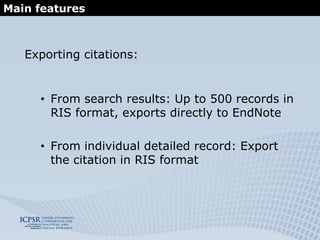 Value labelshttp://www.icpsr.umich.edu/icpsrweb/ICPSR/