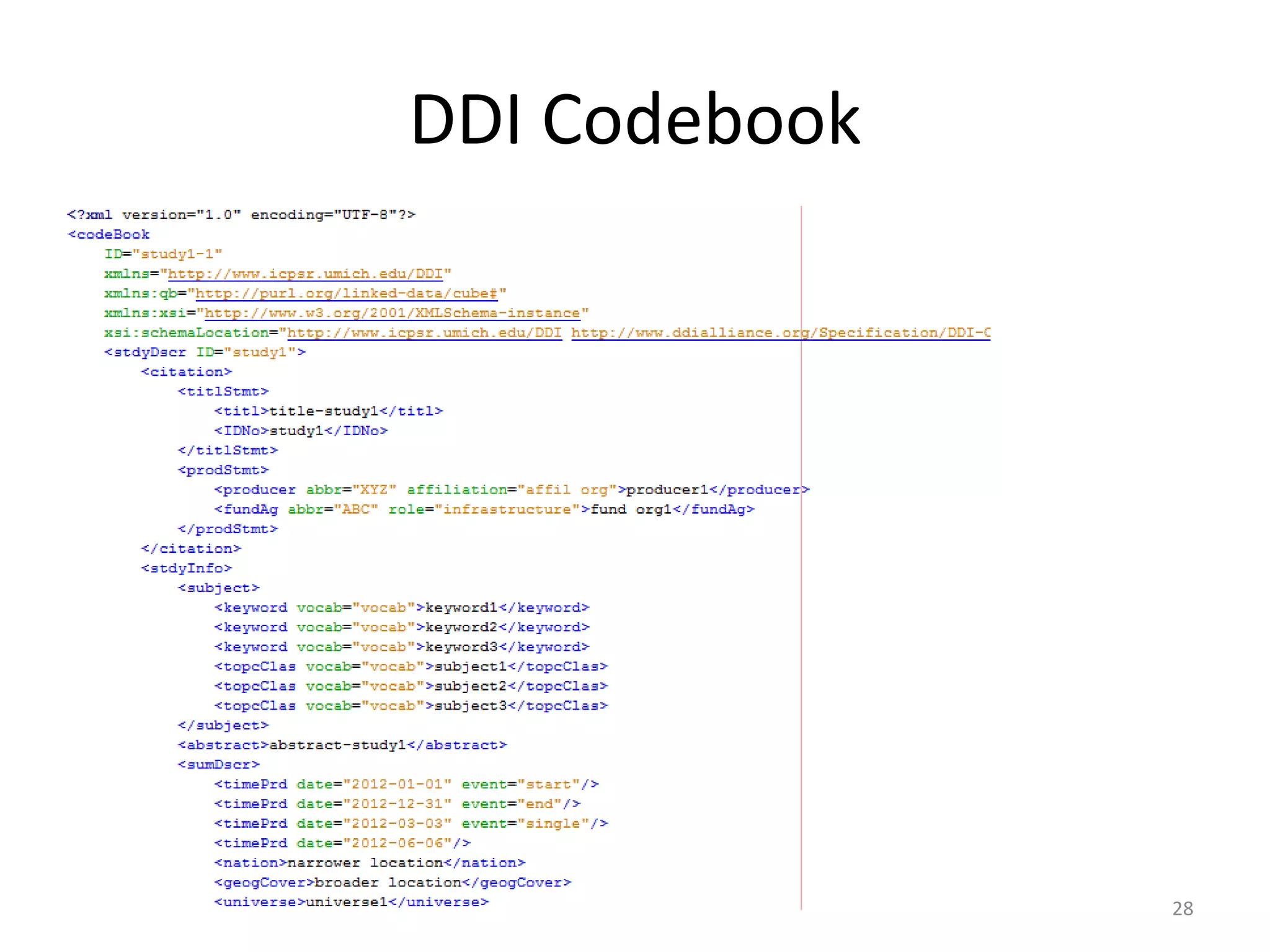 DDI Codebook




               28
 