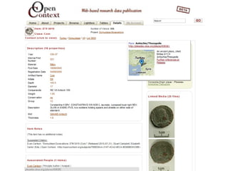 Open Context: Record
 