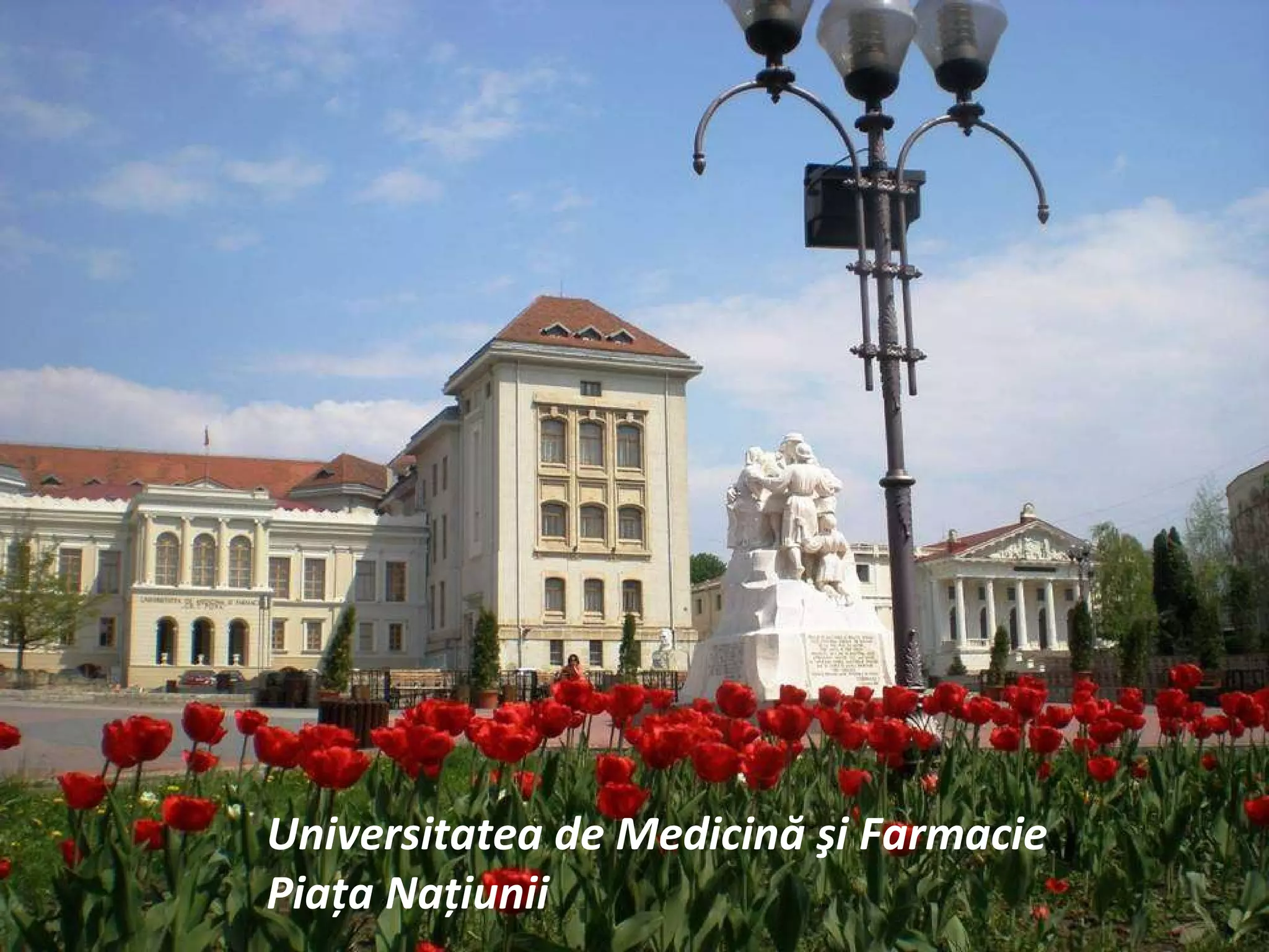 Universitatea de Medicină şi Farmacie Piaţa Naţiunii 