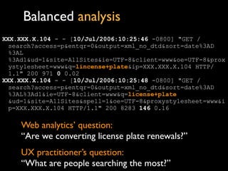 How they use data: measur
world we know versus wo
we don’t
Measuring the world we know
 
Exploring the world we don’t
 