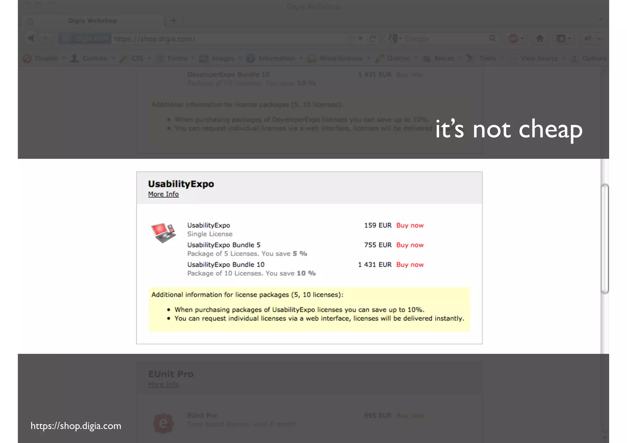 it’s not cheap




https://shop.digia.com
 