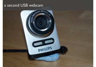 a second USB webcam
 