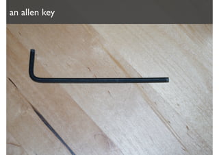 an allen key
 