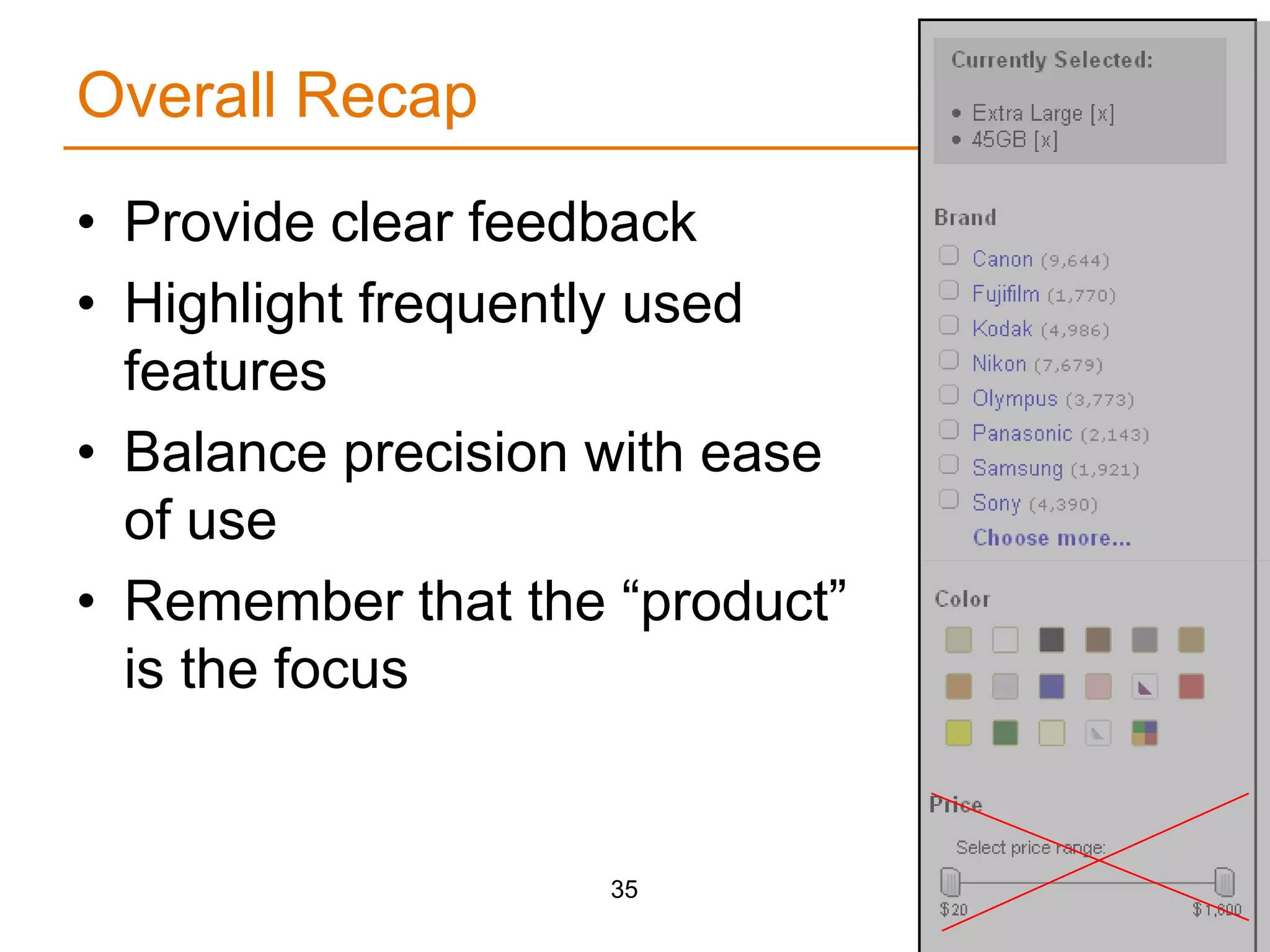 Actual User Behavior34