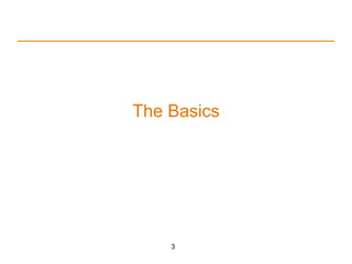 The Basics<br />3<br />
