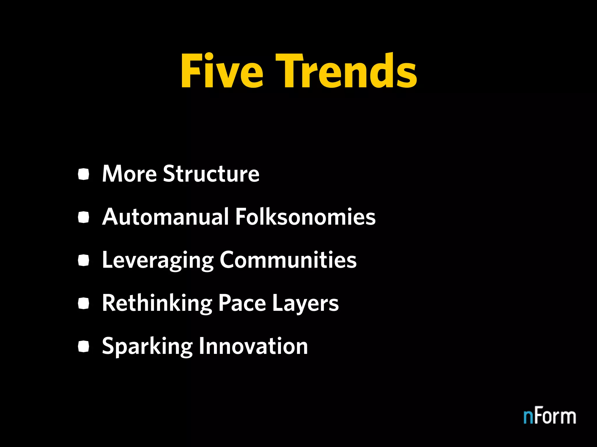 Tagging: Five Emerging Trends