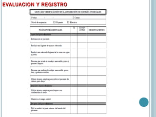 EVALUACION Y REGISTROEVALUACION Y REGISTRO
 