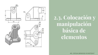 2.3. Colocación y
manipulación
básica de
elementos
 