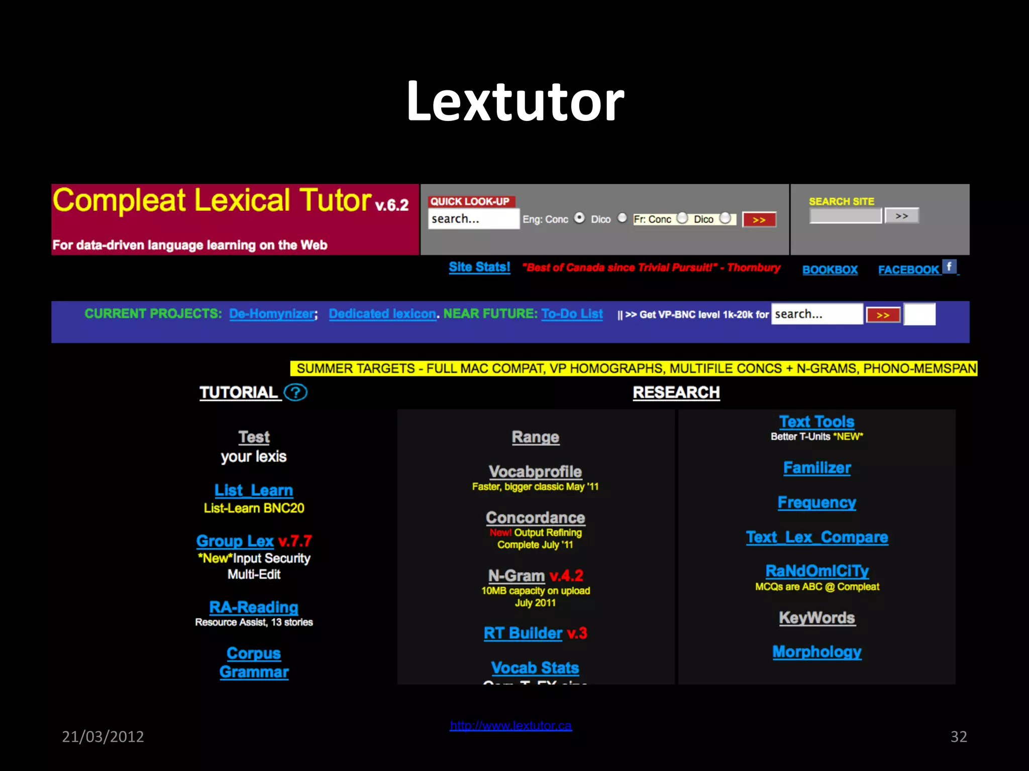Lextutor	
  	
  




                   http://www.lextutor.ca
21/03/2012	
                                32	
  
 