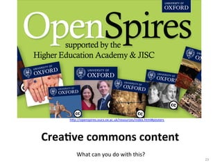 Elements	
  of	
  a	
  successful	
  OER	
  channel	
  
•    A#racGve	
  to	
  contributors	
  
•    Usable	
  
•    Usefu...