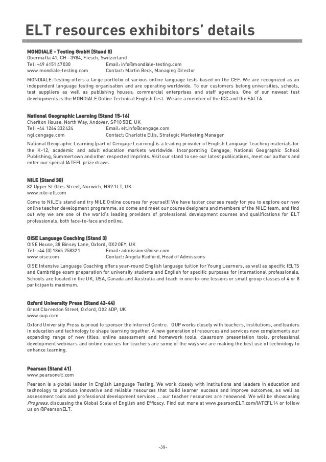 iatefl 2014 iatefl 2014, Presentation templates