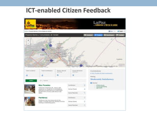 ICT-enabled Citizen Feedback
 