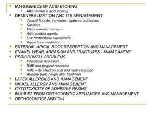 iatrogenic damages of ortho treatment - sunitha.ppt