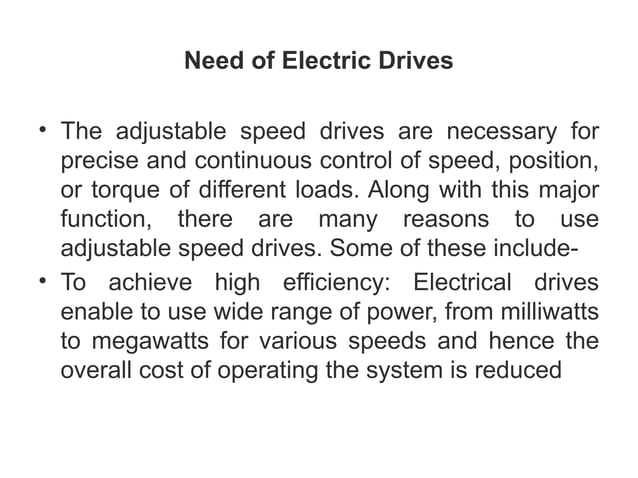 Industrial Automation 4 1 Pptx Electric Drives Ppt