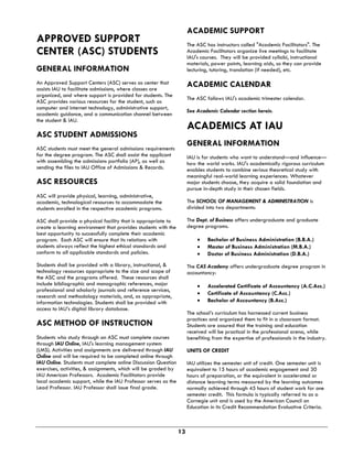 International american university catalogue | PDF