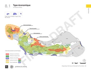 140Diagnostique Technique et Participatif de l’Île à Vache |
Les secteurs porteurs
Typography
architecture for humanity
architecture for humanity
architecture for humanity
Diagnostique
Type économique
8.1
Zone touristique
Zone agricole
Zone commerciale
Zone de peche
KaKok
Trou
Milieu
Soulette
La Hatte
Batelmie
Grand
Sable
Mme
Bernard
Gros Morne
Grande Plaine
Figuier
Trou L’embara
Rav
Pierre
Pradel
Grand
Barriere
Marais
Sale
Dentelle
Cocoyer Anse a Canot
La Fortune
Mangle
Bois
Bouton Lan
Palmiste
Carrefour
Citron
Balairase
Pointe
de l’Est
Caye
Rubin
Cayes a l’eau
Pelantin
ilet a bree
Zone touristique
Zone agricole
Zone commerciale
Zone de peche
Soulette
La Hatte
Batelmie
Grand
Sable
Mme
Bernard
Gros Morne
Grande Plaine
Figuier
Trou L’embara
Rav
Pierre
Pradel
Grand
Barriere
Marais
Sale
Dentelle
Cocoyer Anse a Canot
La Fortune
Mangle
Bois
Bouton Lan
Palmiste
Carrefour
Citron
Balairase
Pointe
de l’Est
Caye
Rubin
Cayes a l’eau
Pelantin
ilet a bree
rais
ale
telle
Anse a Canot
La Fortune
Mangle
Bois
Bouton Lan
Palmiste
Carrefour
Citron
Balairase
Pointe
de l’Est
Caye
Rubin
Cayes a l’eau
ilet a bree
ole
Zone commerciale
Rav
Pierre
Pradel
Grand
Barriere
Marais
Sale
Dentelle
Cocoyer Anse a Canot
La Fortune
Mangle
Bois
Bouton Lan
Palmiste
Carrefour
Citron
Balairase
Pointe
de l’Est
Caye
Rubin
Cayes a l’eau
Pelantin
ilet a bree
3 Îlets: Pierre le Nantais, Cayes à l’Eau,
Îlet a Brouet
100m 500m 1km 4km2km
Zone touristique
Zone agricole
Zone commerciale
Zone de peche
Trou
Milieu
Soulette
La Hatte
Batelmie
Grand
Sable
Mme
Bernard
Gros Morne
Grande Plaine
Figuier
Trou L’embara
Rav
Pierre
Pradel
Grand
Barriere
Marais
Sale
Dentelle
Cocoyer Anse a Canot
La Fortune
Mangle
Bois
Bouton Lan
Palmiste
Carrefour
Citron
Balairase
Pointe
de l’Est
Caye
Rubin
Cayes a l’eau
Pelantin
ilet a bree
Carte des secteurs economiques
Secteur du commerce
Secteur de l’agriculture
Secteur de la peche
secteur du tourism
Zone residentielle
FINAL
DRAFT
 