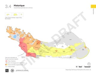 KaKok
Trou
Milieu
Soulette
La Hatte
Batelmie
Grand
Sable
Mme
Bernard
Gros Morne
Grande Plaine
Figuier
Trou L’embara
Rav
Pierre
Pradel
Grand
Barriere
Marais
Sale
Dentelle
Cocoyer
Anse a Canot
La Fortune
Mangle
Bois
Bouton Lan
Palmiste
Carrefour
Citron
Balairase
Pointe
de l’Est
Caye
Rubin
Cayes a l’eau
Pierre le Nantais
Islet a Bouee
Soulette
Hatte
Batelmie
Grand
Sable
Mme
Bernard
Gros Morne
Grande Plaine
Figuier
Trou L’embara
Rav
Pierre
Pradel
Grand
Barriere
Marais
Sale
Dentelle
Cocoyer
Anse a Canot
La Fortune
Mangle
Bois
Bouton Lan
Palmiste
Carrefour
Citron
Balairase
Pointe
de l’Est
Caye
Rubin
Cayes a l’eau
Pierre le Nantais
Islet a Bouee
Anse a Canot
Mangle
Bois
Bouton Lan
Palmiste
Carrefour
Citron
Balairase
Pointe
de l’Est
Caye
Rubin
ayes a l’eau
Islet a Bouee
Rav
ierre
Pradel
and
riere
Marais
Sale
Dentelle
Cocoyer
Anse a Canot
La Fortune
Mangle
Bois
Bouton Lan
Palmiste
Carrefour
Citron
Balairase
Pointe
de l’Est
Caye
Rubin
Cayes a l’eau
Islet a Bouee
3 Îlets: Pierre le Nantais, Cayes à l’Eau,
Îlet le Brouet
100m 500m 1km 4km2km
Pôles d’habitation
Sens chronologique de la colonisation
Zones colonisées progressivement
Zones humides
Carte de la colonisation de
l’île par les premiers habitants
Migration de
Saint Jean
43Diagnostique Technique et Participatif de l’Île à Vache |
Caractéristiques générales de la commune
Typography
architecture for humanity
architecture for humanity
architecture for humanity
Diagnostique
Historique
3.4
FINAL
DRAFT
 