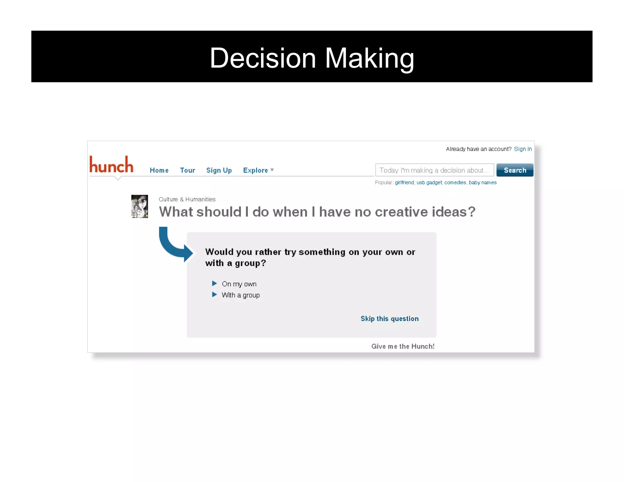 Decision Making

125

 
