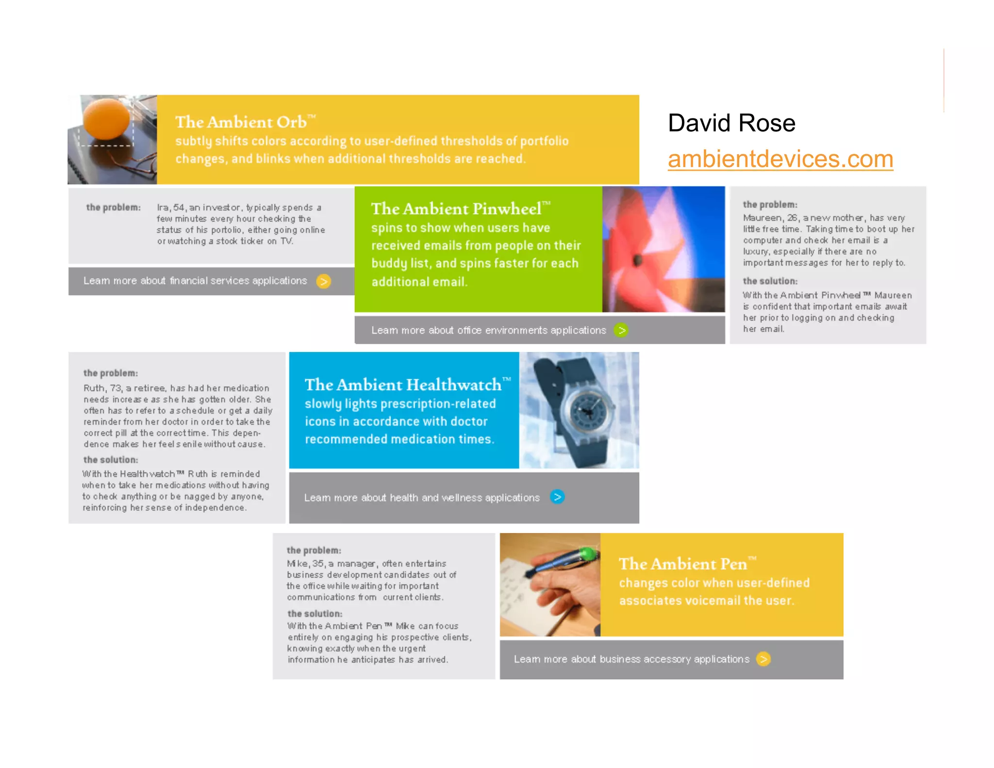 David Rose
ambientdevices.com

163

 