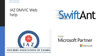 IAZ DMVIC Web
help
 