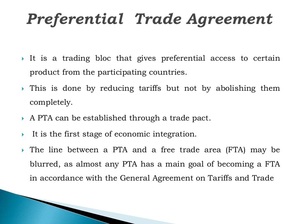 international trade agreement