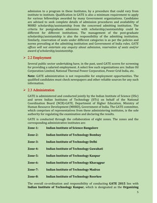 Gate Exam brochure | PDF