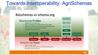 Towards interoperability: AgriSchemas
 