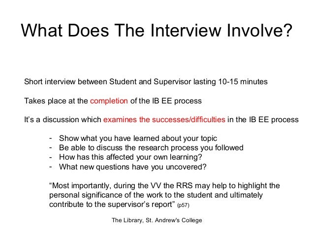 Extended essay second reflection example image