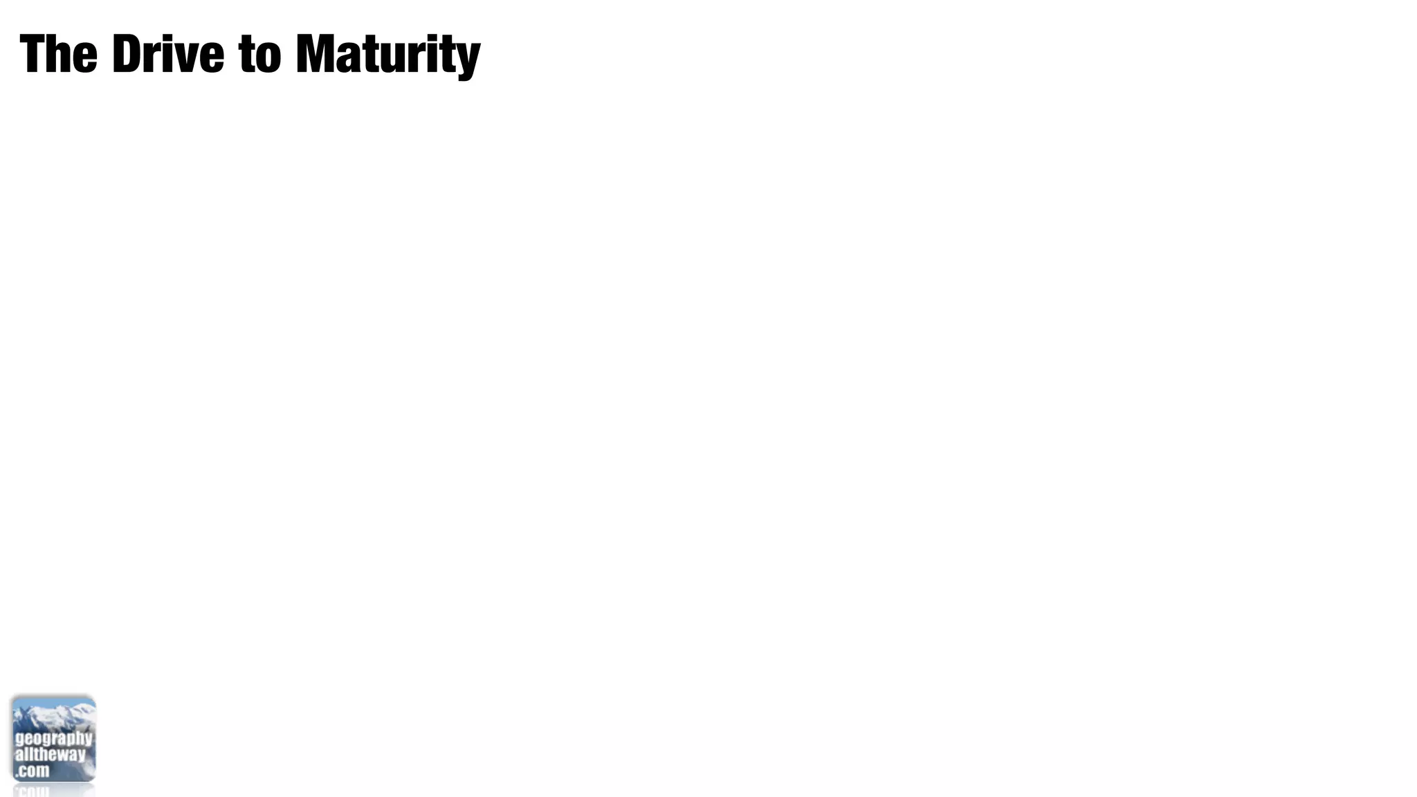 The Drive to Maturity
 