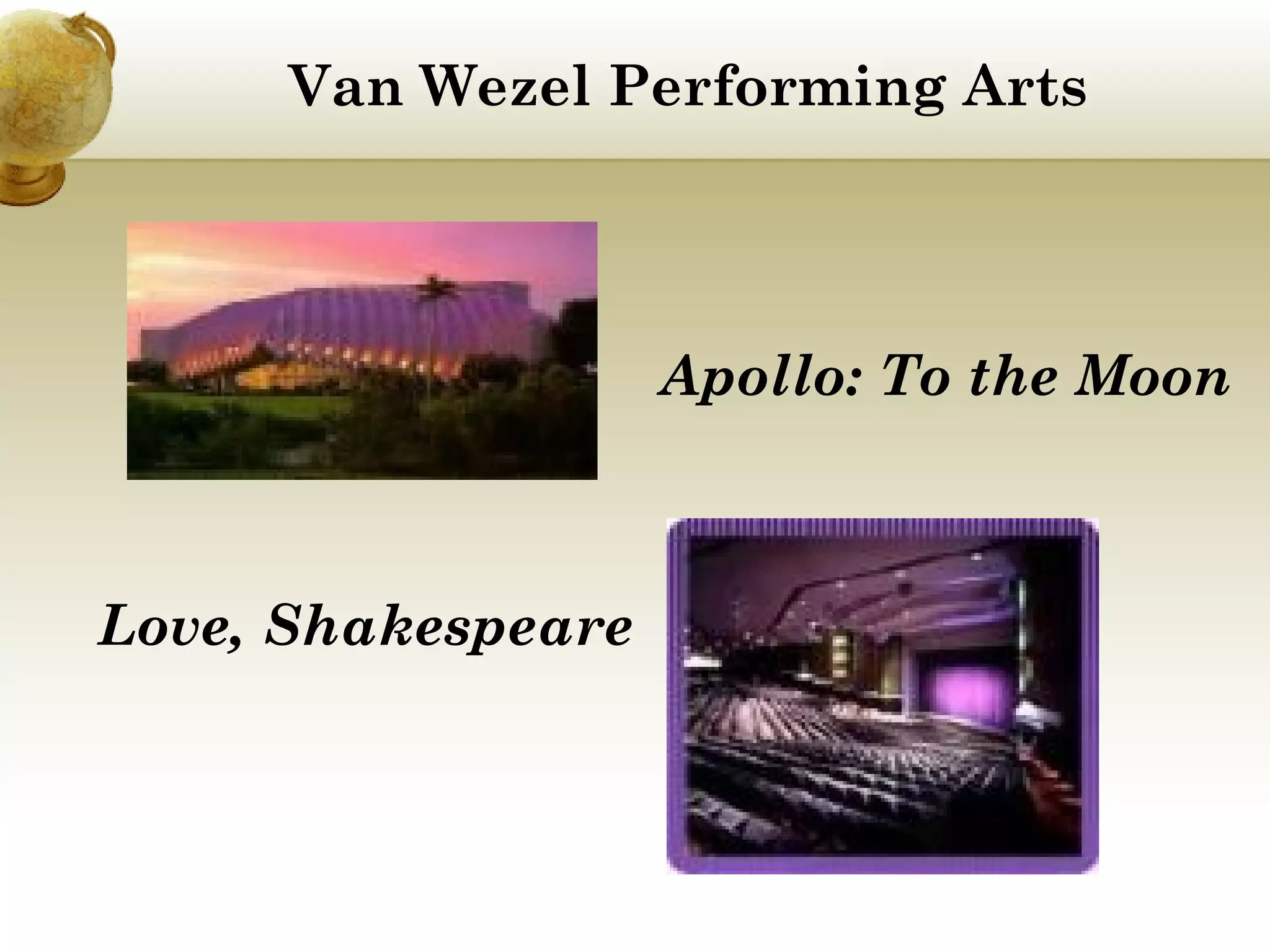 Apollo: To the Moon Love, Shakespeare Van Wezel Performing Arts 