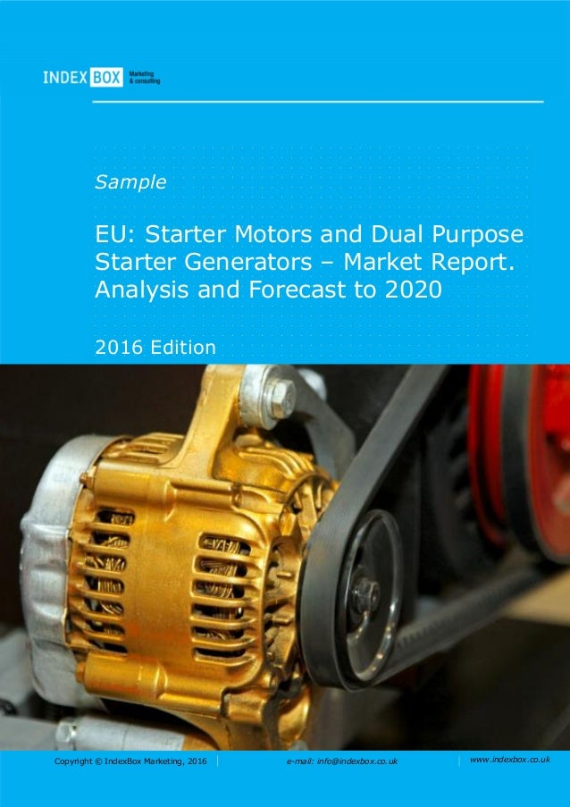 EU Starter Motors and Dual Purpose Starter Generators Market Repor…