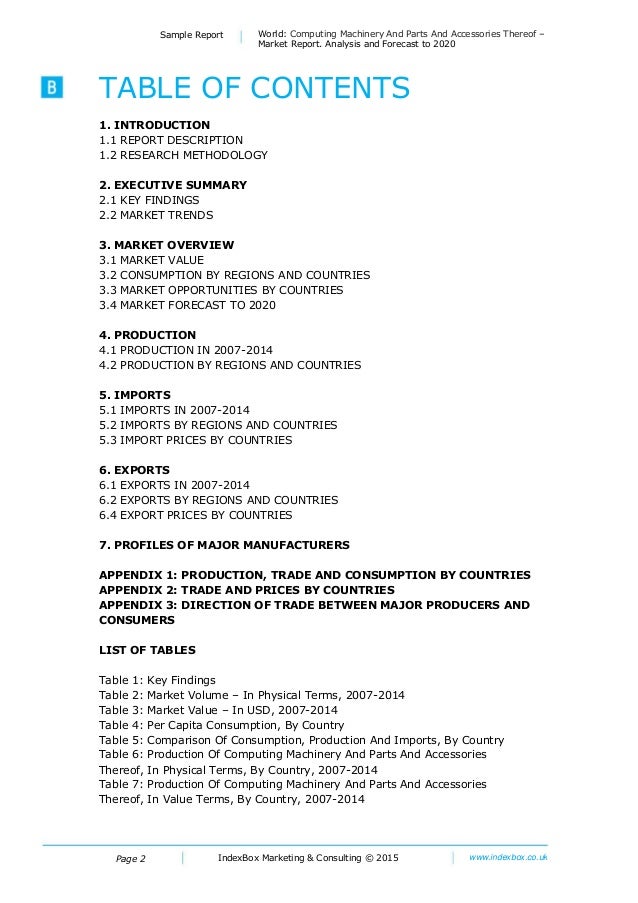 World Computing Machinery And Parts And Accessories Thereof Market Report. Analysis and
