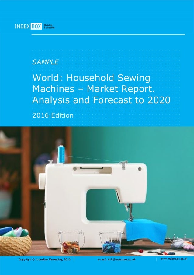 World Household Sewing Machines Market Report. Analysis and Forecast