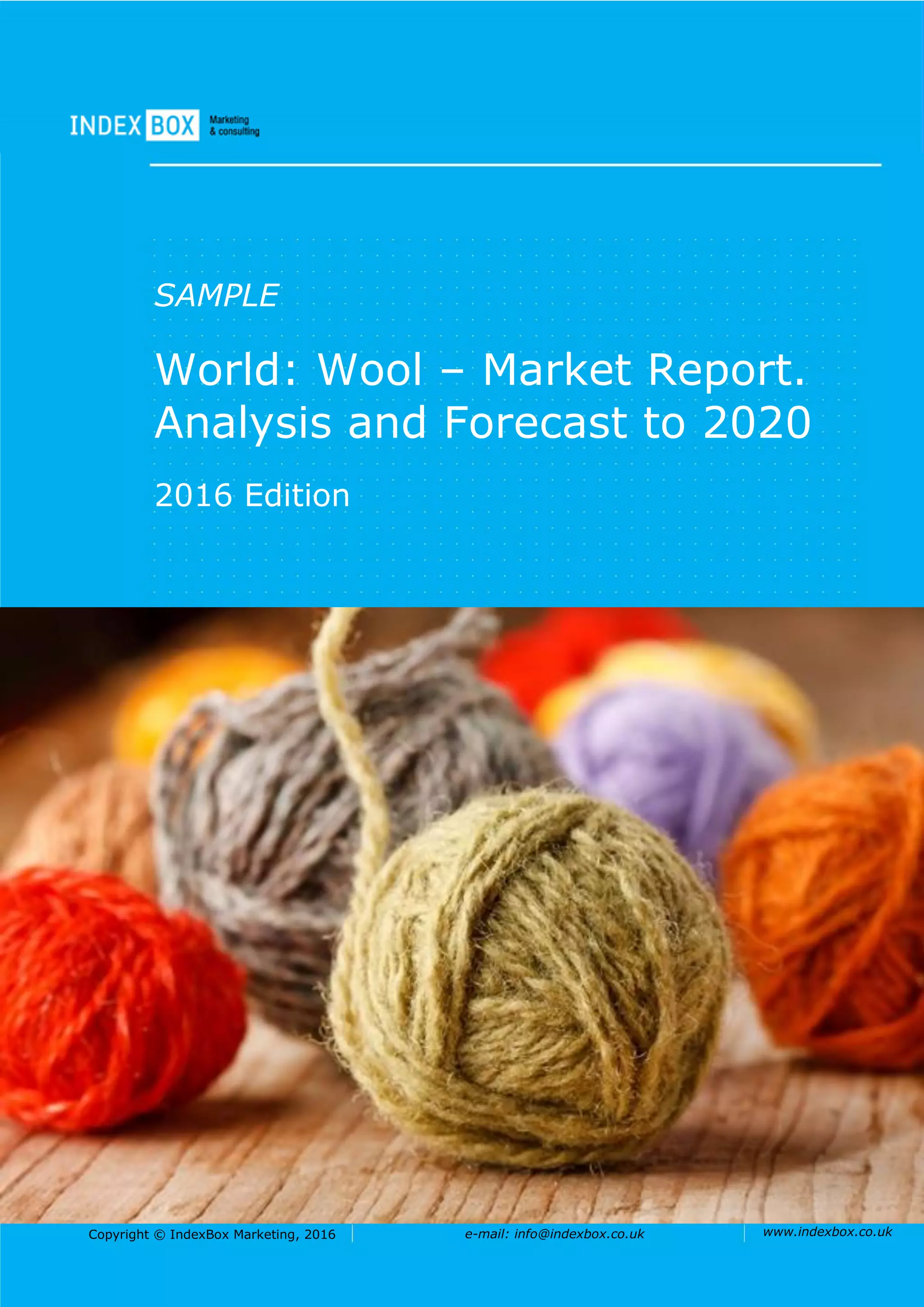 World Wool Market Report. Analysis and Forecast to 2020 PDF