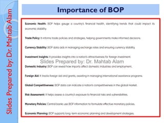 Slides
Prepared
by:
Dr.
Mahtab
Alam Importance of BOP
 