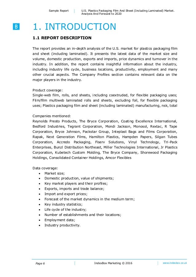 U.S. Plastics Packaging Film And Sheet (Including Laminated) Market.