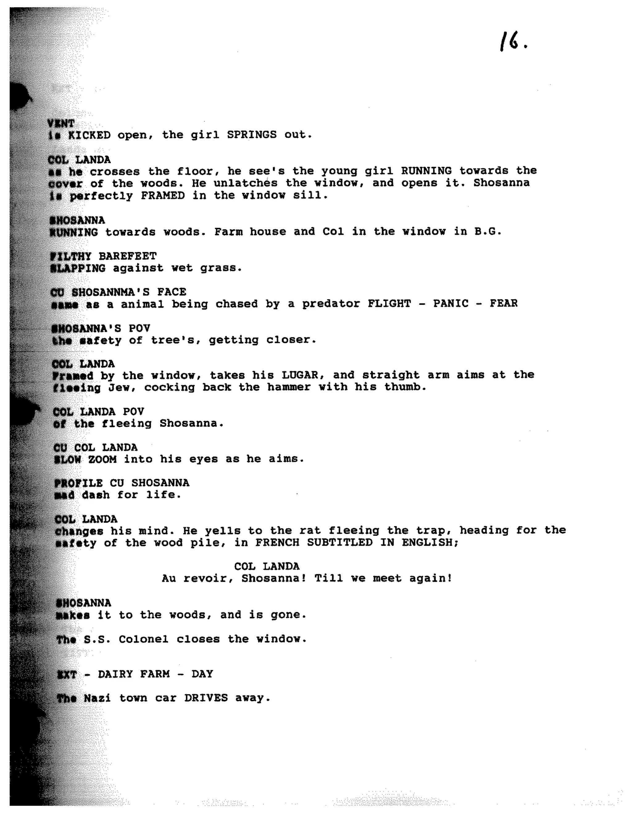 Inglorious Bastards screenplay part 1