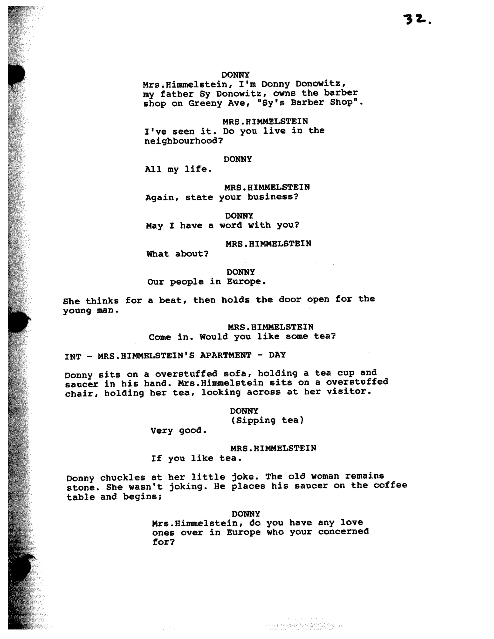 Inglorious Bastards screenplay part 1