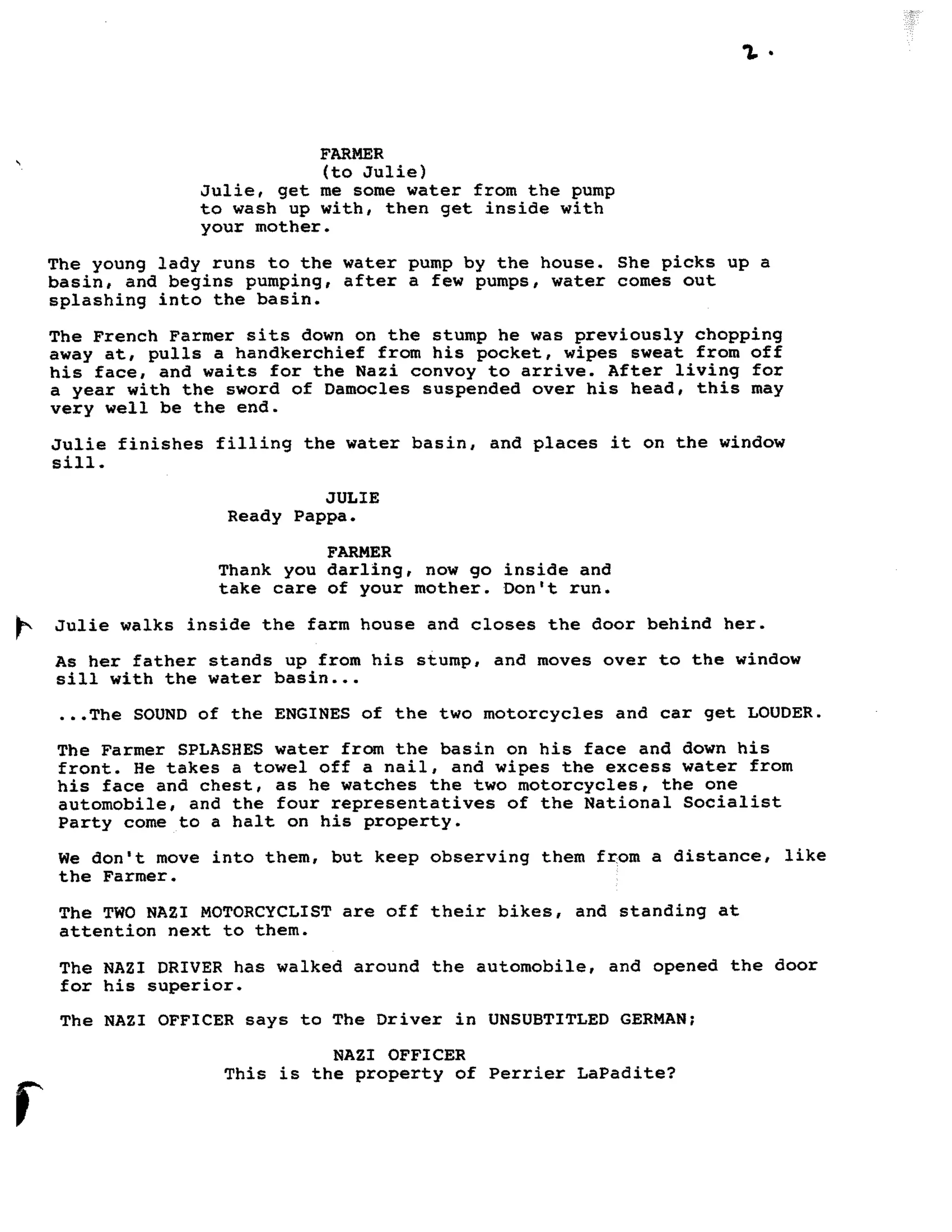 Inglorious Bastards screenplay part 1