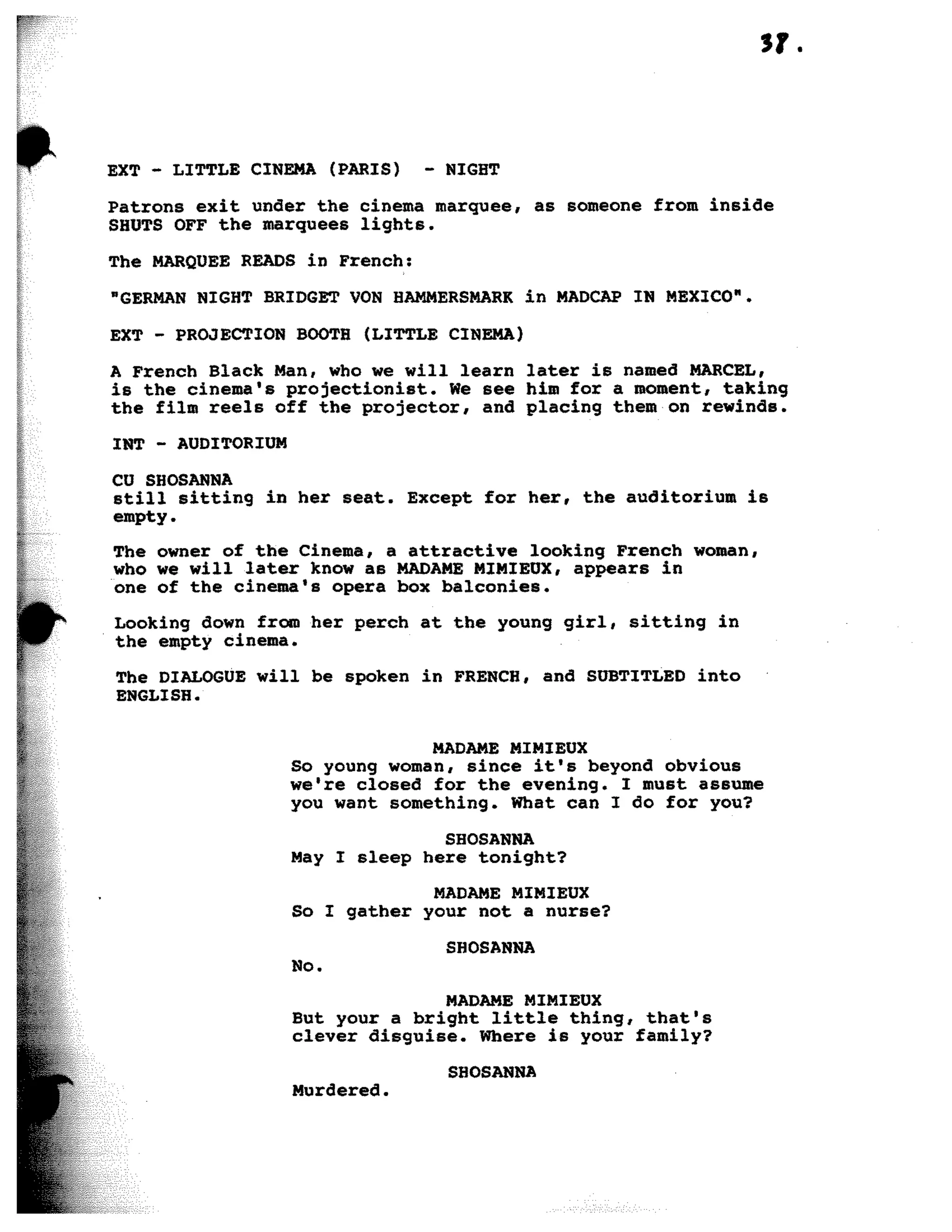 Inglorious Bastards screenplay part 1