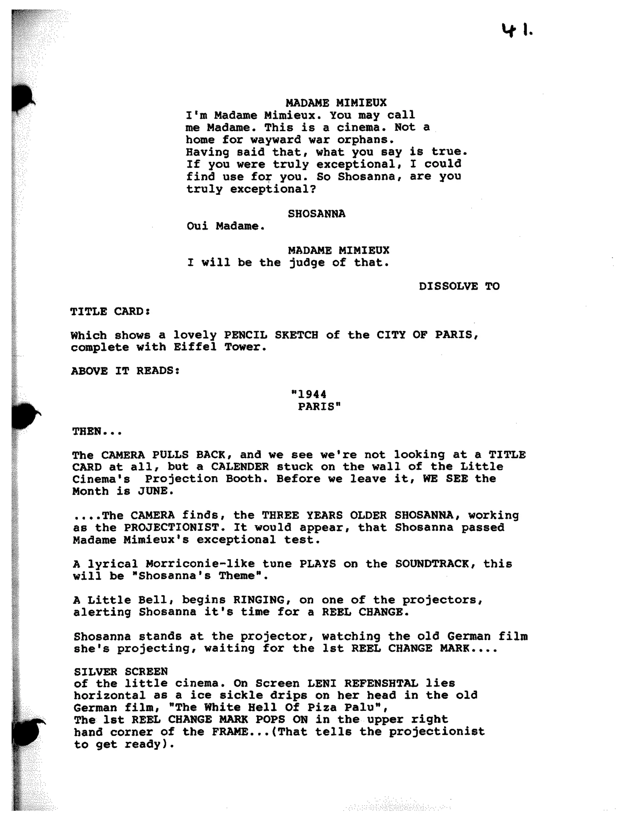 Inglorious Bastards screenplay part 1