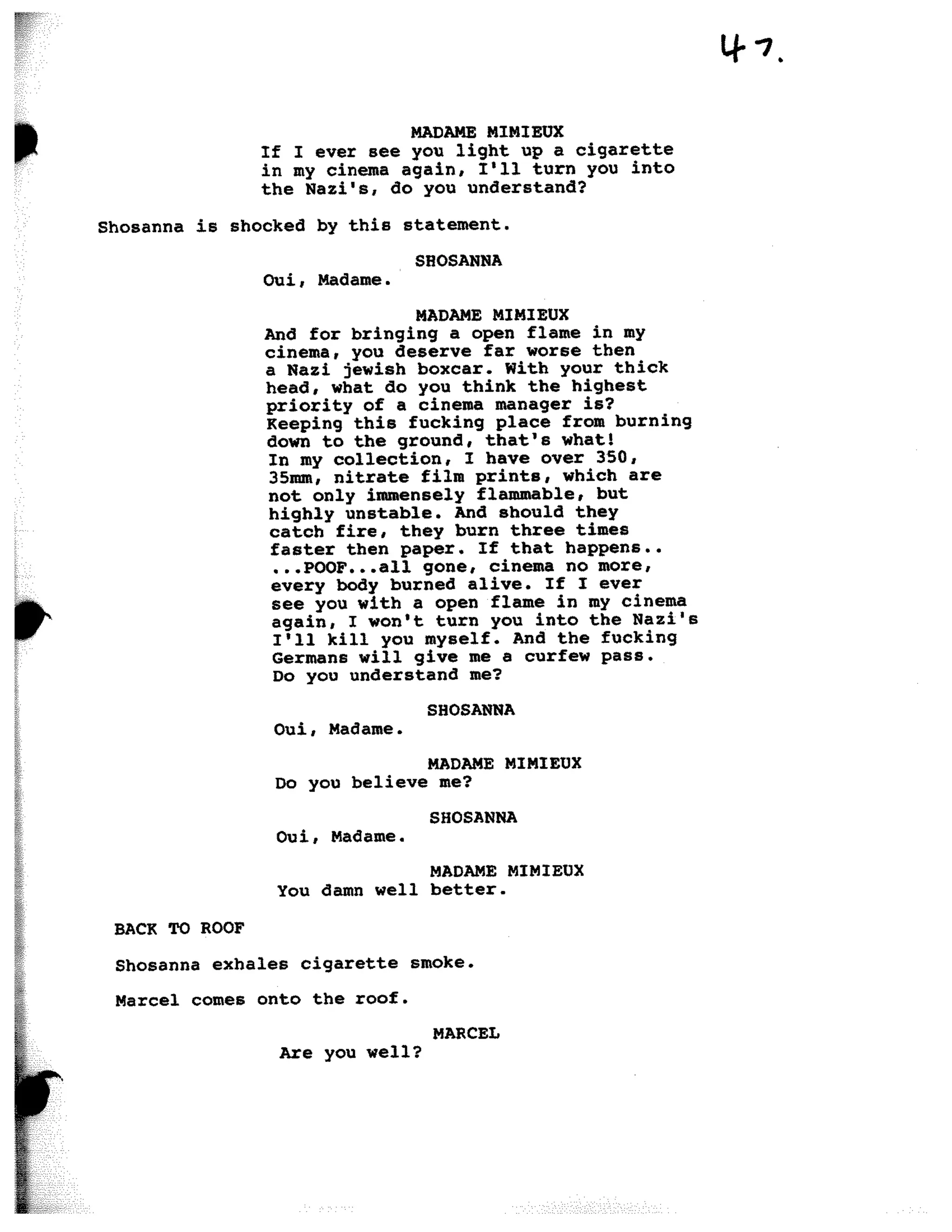 Inglorious Bastards screenplay part 1