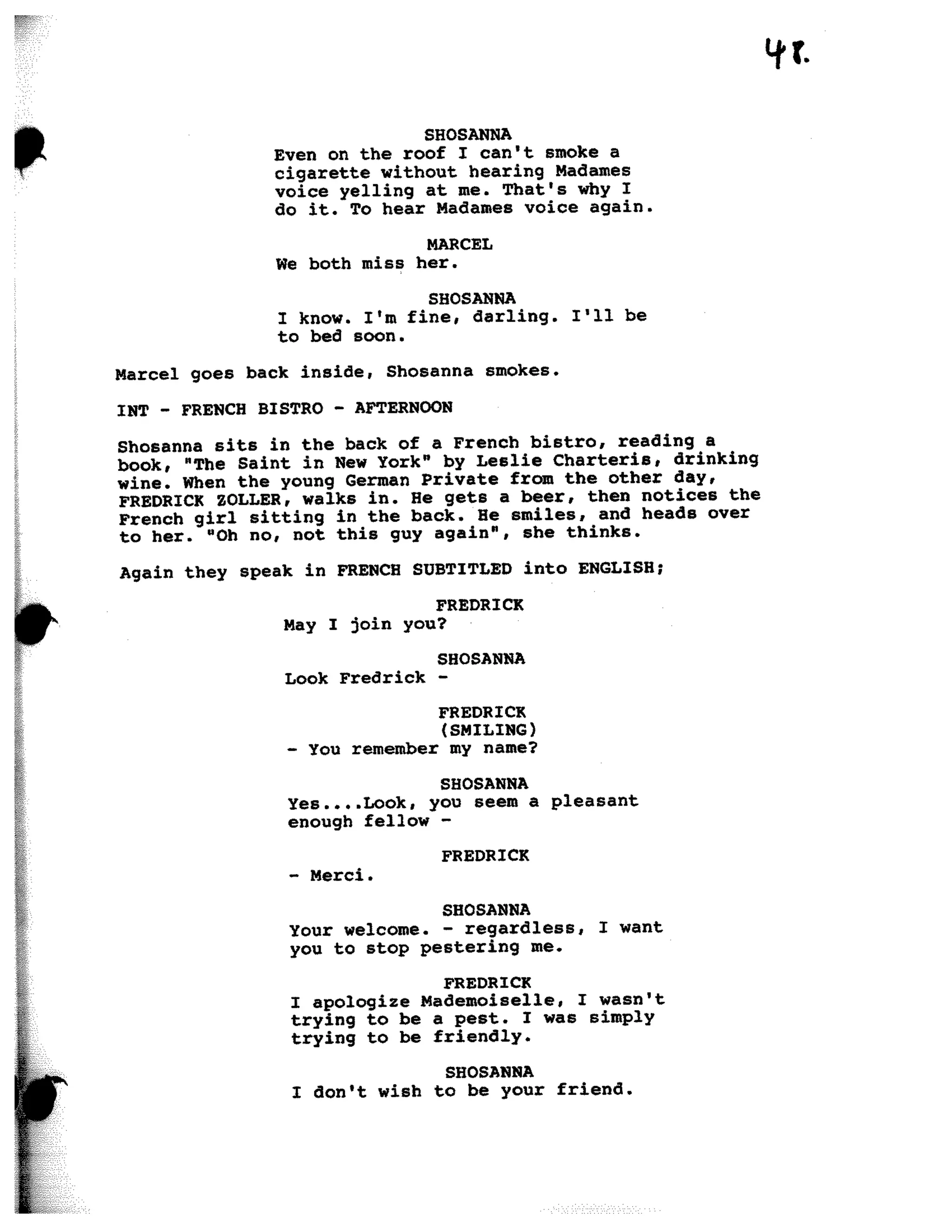 Inglorious Bastards screenplay part 1