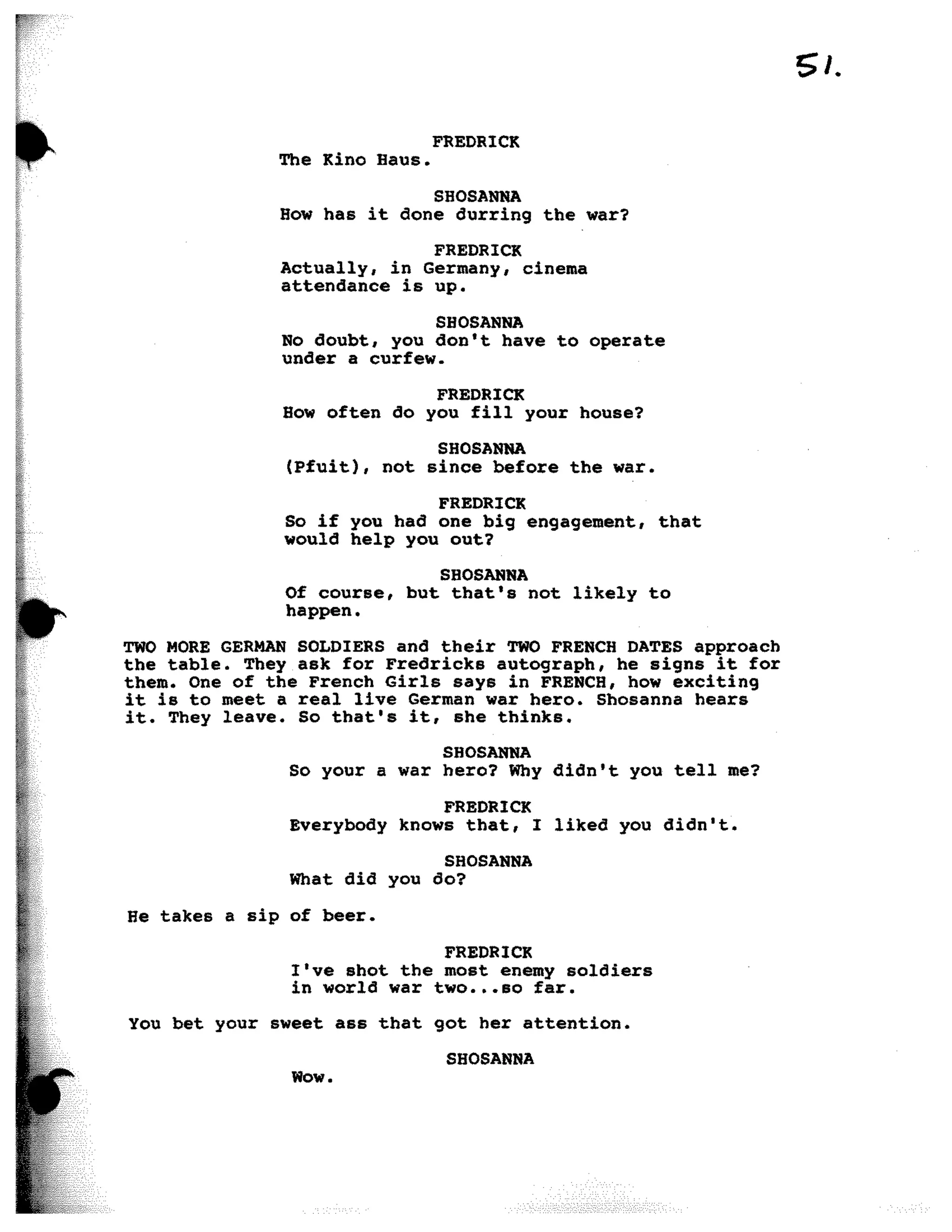 Inglorious Bastards screenplay part 1