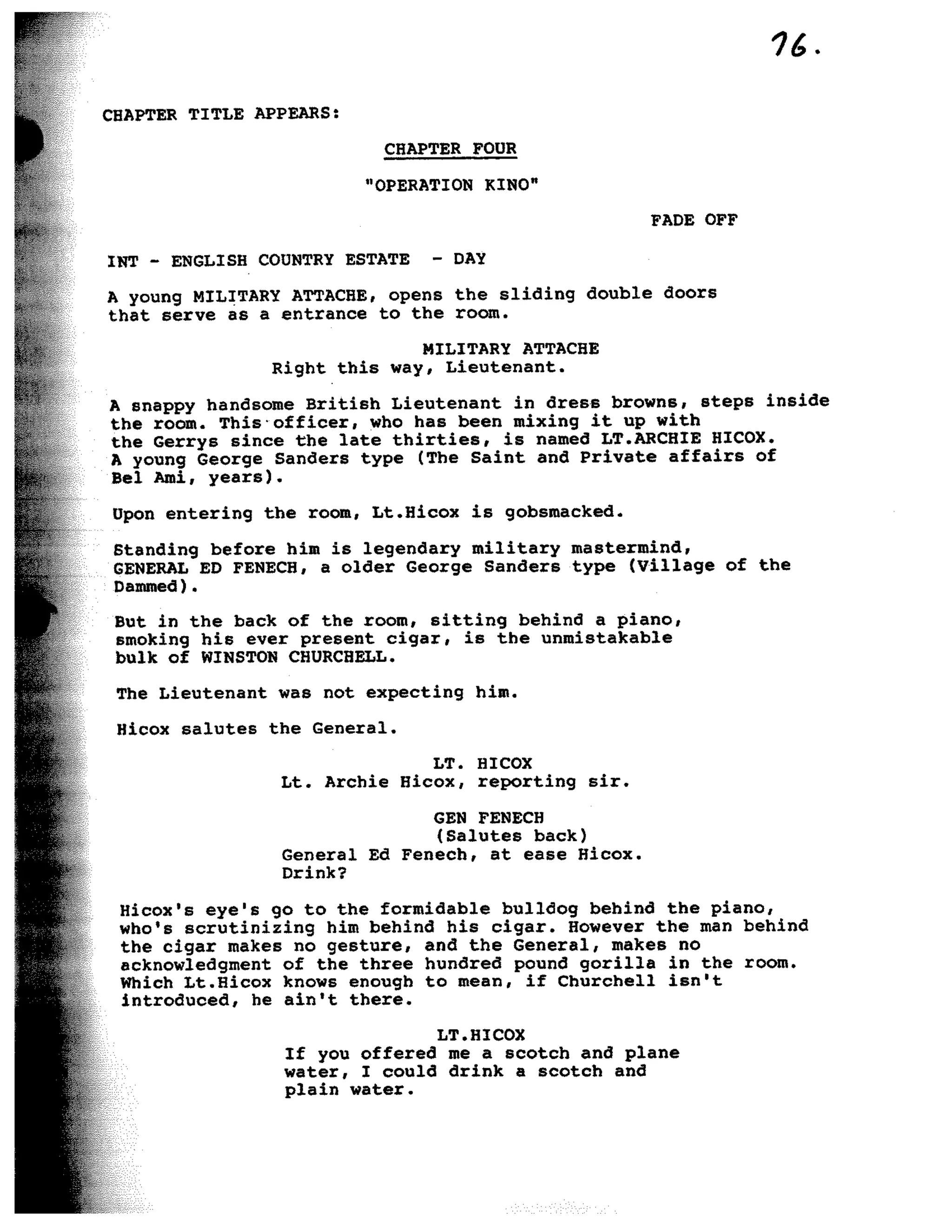 Inglorious Bastards screenplay part 1
